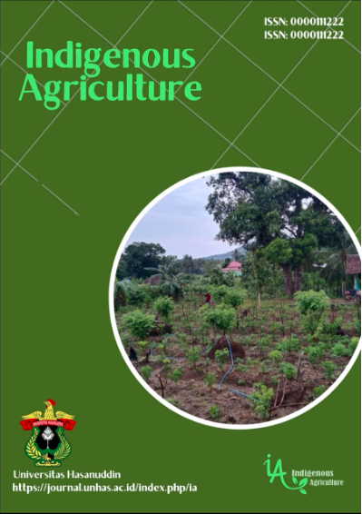 					View Vol. 1 No. 3 (2023): Indigenous Agriculture
				