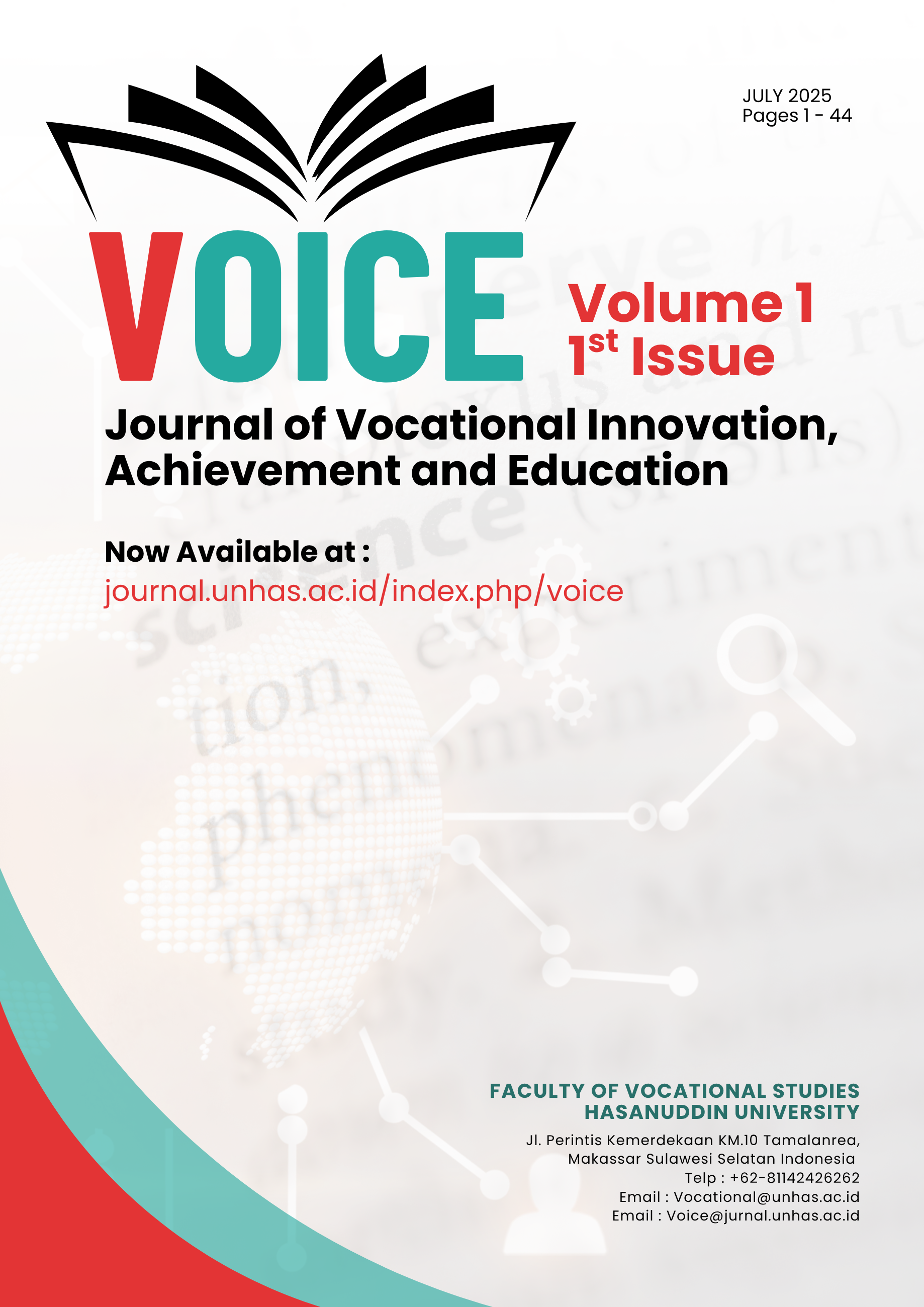 					View Vol. 1 No. 1 (2025): VOICE - VOLUME 1 ISSUE 1 2025
				